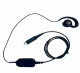 Zebra USB-C Wired Headset for PTT + VoIP w/ rotating ear piece for right/left ear wearing. Includes built