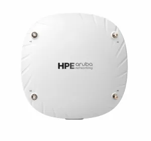 Hewlett Packard Enterprise Aruba Networking AP-514 (RW) TAA Dual Radio 4x4/2x2 802.11ax Ext Antennas Unified Campus AP