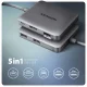 Axagon N HMC-5HL USB 5Gbps hub 2x USB-A HDMI 4k/60Hz RJ-45 GLAN PD 100W kabel USB-C #2