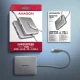 Axagon N HMC-5HL USB 5Gbps hub 2x USB-A HDMI 4k/60Hz RJ-45 GLAN PD 100W kabel USB-C #6