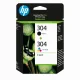 HP 304 2-pack Black/Tri-color Original Ink Cartridges #2