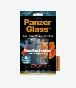 PanzerGlass Apple iPhone 12 Pro Max Black Frame Anti-Bacterial Black Frame (HoneyComb)
