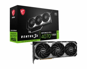 MSI VENTUS GeForce RTX 4070 Ti SUPER 16G VENTUS 3X OC