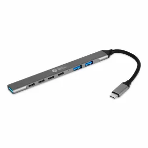 BakkerElkhuizen USB-C Hub 7-in-1 (3A+4C)