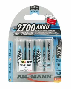 Ansmann Blister 4 X Accu, AA, 2700mAh