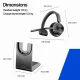 HP Voyager 4310-M Microsoft Teams Certified USB-C Headset +BT700 dongle +Charging Stand #4