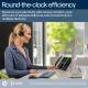 HP Voyager 4310-M Microsoft Teams Certified USB-C Headset +BT700 dongle +Charging Stand #8