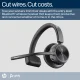 HP Voyager 4310-M Microsoft Teams Certified USB-C Headset +BT700 dongle +Charging Stand #3