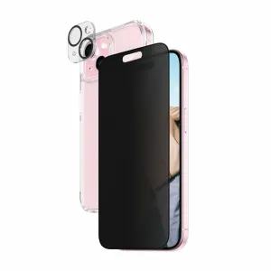 PanzerGlass 3-in-1 Privacy Bundle iPhone 15