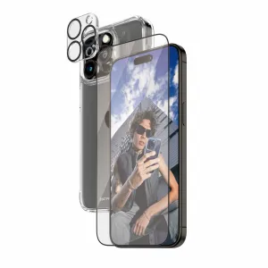 PanzerGlass 3-in-1 Bundle iPhone 15 Pro Max
