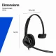 POLY Mission 425 Stereo USB Wired Headset Classic (Bulk) #8