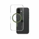 PanzerGlass CARE by PanzerGlass Urban Combat Case Transparent w. Green MagSafe iPhone 16