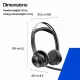 POLY Voyager Focus 2 USB-C-C Headset +USB-C/A Adapter #4