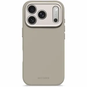 Decoded Silicone Backcover Apple iPhone 17 Pro Soft Taupe