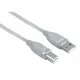 Hama USB Connection Cable A-Plug - B-Plug, grey, 1.8 m