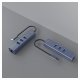 Savio AK-57 USB-C - 3 x USB-A HUB with RJ-45 Gigabit Ethernet adapter 5000 Mbit/s grey #5