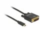 DeLOCK 2m, USB-C/DVI 24+1