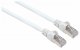Intellinet Network Patch Cable, Cat7 Cable/Cat6A Plugs, 0.25m, White, Copper, S/FTP, LSOH / LSZH, PVC, RJ45, Gold Plated Contacts, Snagless, Booted, Polybag #3