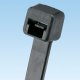 Panduit Cable Tie, 20.9"L (530mm), Heavy, Weather Resistant, Black, 100pc
