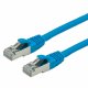 Value S/FTP Patch Cord Cat.6, halogen-free, blue, 0.5 m