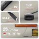 Axagon RVC-HI8KPD, USB-C -> HDMI 2.1 adapter, 8K/60Hz, 4K/144Hz, HDR10+, PD100W #2