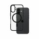 PanzerGlass CARE by PanzerGlass Urban Combat Case Transparent w. Black Frame & MagSafe iPhone 16