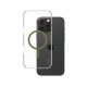 PanzerGlass CARE by PanzerGlass Urban Combat Case Transparent w. Green MagSafe iPhone 16 Pro Max