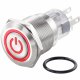 Conrad TC-7494524 TC-LAS1-AGQ-11ZET/R/12V/S Vandalismusgeschützter Druckschalter 250 V/AC 3 A 1 x Aus/Ein rasten