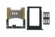MicroSpareparts Mobile iPhone 3G SIM Card Set Black