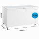 Midea Freezer MDRC698FEE01 Energy efficiency class E Chest Free standing Height 83 cm Total net capacity 508 L White #5