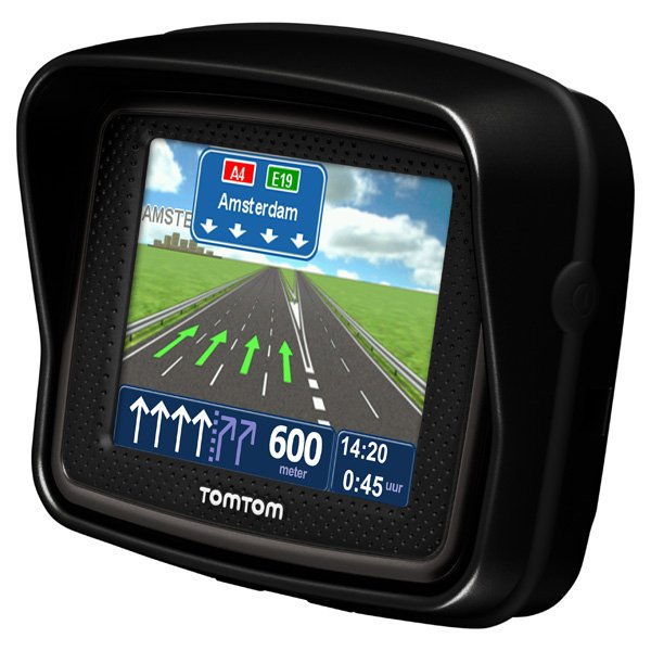 9cm Extended Bike Mororcycle Handlebar Mount, Powered Dock & Charger for TomTom Urban Rider (sku 34343)