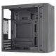 Aerocool CS108BKV1 Compact Micro ATX PC Case Aluminium Brushed 80cm Fan Black #9