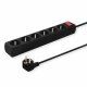 Savio LZ-01 Listwa zasilajca, 5 gniazd, 1,5m