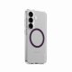 PanzerGlass CARE by PanzerGlass Urban Combat Case Transparent w. Plum Purple Qi Compatible Samsung Galaxy S25