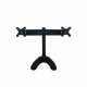 Newstar Tilt/Turn/Rotate Dual Desk Stand for two 19-30" Monitor Screens, Height Adjustable - Black #2