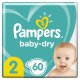 Pampers Baby-Dry Size 2, 60Nappies, Up To 12h Protection, 4-8kg #4