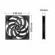 Arctic Cooling P14 Slim PWM PST Pressure-optimised 140 mm PWM Fan with integrated Y-cable #5