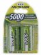 Ansmann Blister 2 X Akku NiMH Mono/D 5000 mAh