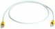 Telegärtner Patch cable S-FTP Cat.7, 1,0 m, cable boot yellow, LSZH grey, Cross-Over