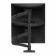 Ergotron LX Series LX Dual Stacking Arm, Tall Pole, Matte Black #2