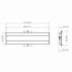 Vogel's PFB 3405 Interface bar 515 mm black #2