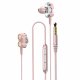 DUDAO X15 in-ear headphones Pink