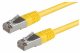 Roline S/FTP (PiMF) Patch Cord, Cat.6, yellow 2.0m