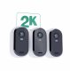 Arlo ESSENTIAL 2 2K Outdoor Camera 3pack W/3 Solar Panel BNDL