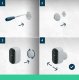Arlo ESSENTIAL 2 2K Outdoor Camera 3pack W/3 Solar Panel BNDL #7