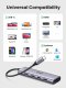 Ugreen CM511 5-in-1 Adapter USB-C Hub to 3x USB3.0 + HDMI + TF/SD Gray #5
