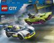 Lego City Police Car and Muscle Car Chase