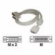 Matrox LFH60-to-dual-DVI-I-adapter cable (CAB-L60-2XD6F)