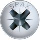 SPAX Universal screw, 3 x 16 mm, 100 pieces, full thread, pan head, cross recess Z1, S point, WIROX - 4231010300162