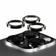 PanzerGlass Hoops Metal Camera Lens Protector Black iPhone 15 Pro 15 Pro Max